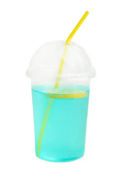 Disposable 10oz PET plastic cup for smoothie and juice